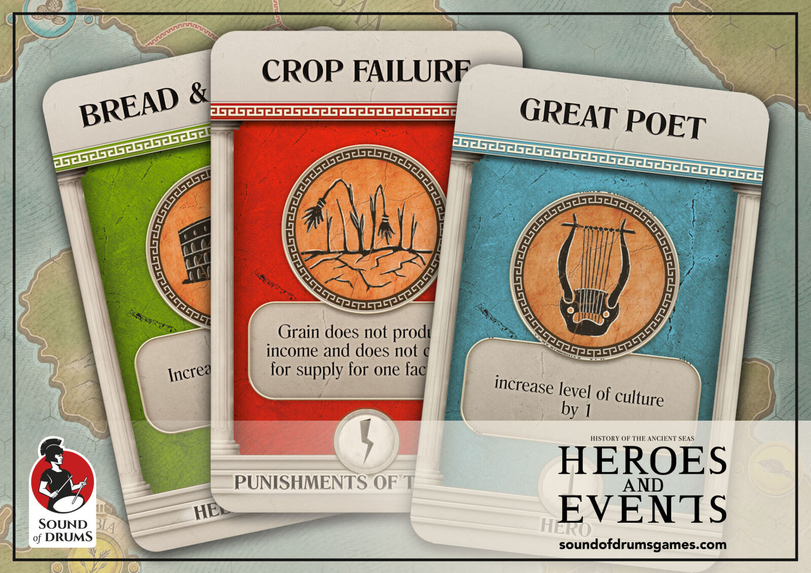 History of the Ancient Seas: Heroes and Events Cards