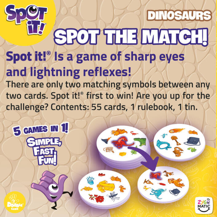 Spot It! Dinosaurs