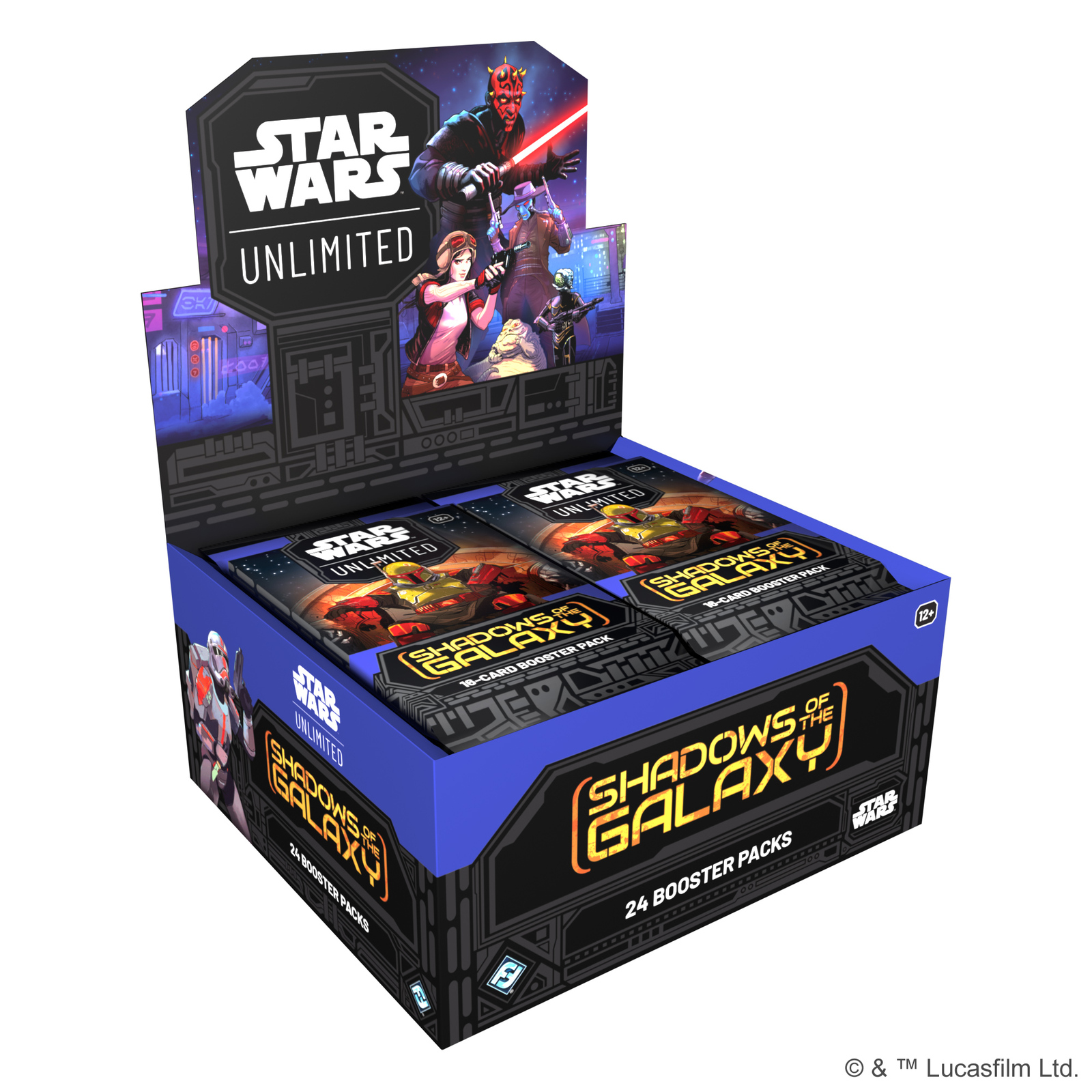 Star Wars Unlimited: Shadows of the Galaxy Booster Display