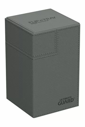 Ultimate Guard Flip n Tray 100+ Xenoskin Monocolor Grey Deck Box