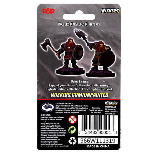 D&D Nolzurs Marvelous Unpainted Minis: Dwarf Male Fighter