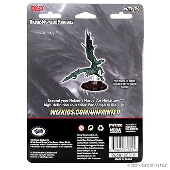 D&D Nolzurs Marvelous Unpainted Miniatures: Young Green Dragon