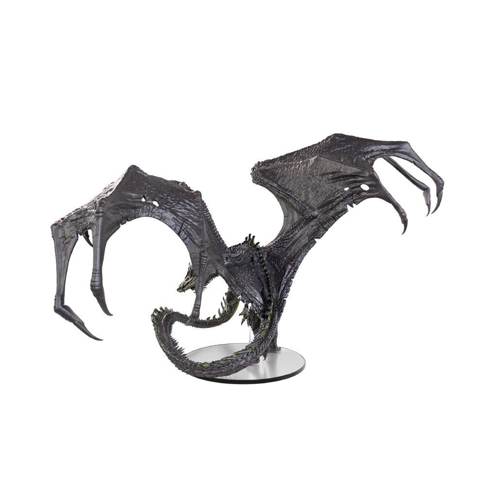 D&D Icons of the Realms: Adult Black Dragon Corrupter (Pre-painted)