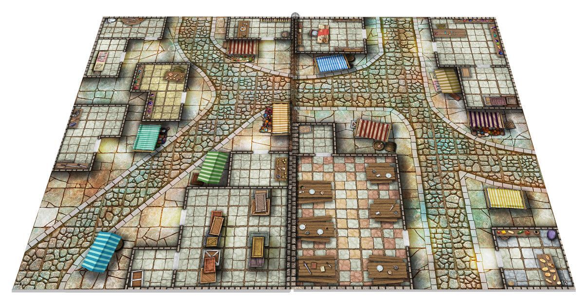 Giant Book of Battle Mats: Streets Sewers & Cemeteries