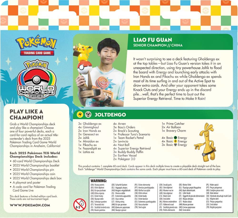 Pokemon TCG 2025 World Championships Deck