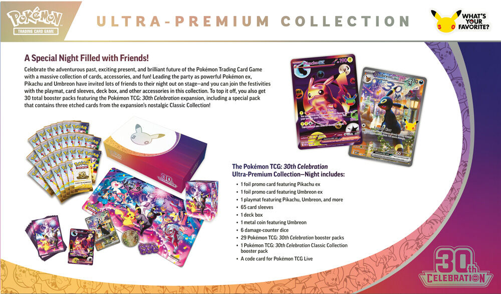 Pokémon TCG: 30th Celebration Ultra-Premium Collection Day / Night (1)
