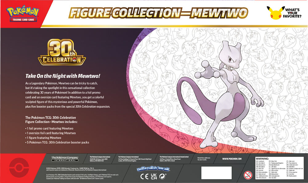 Pokémon TCG: 30th Celebration Figure Collection - Mew / Mewtwo (1)