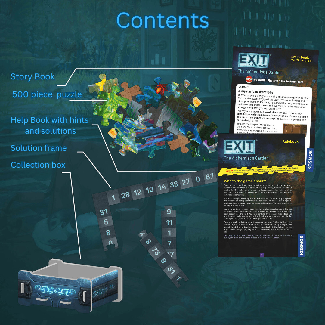 Exit the Game The Alchemists Garden (Game and Puzzle)