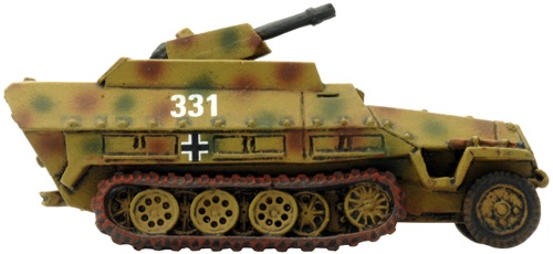 Flames of War: German: Sd Kfz 251 2cm / Triple 15mm Armoured Flak Platoon