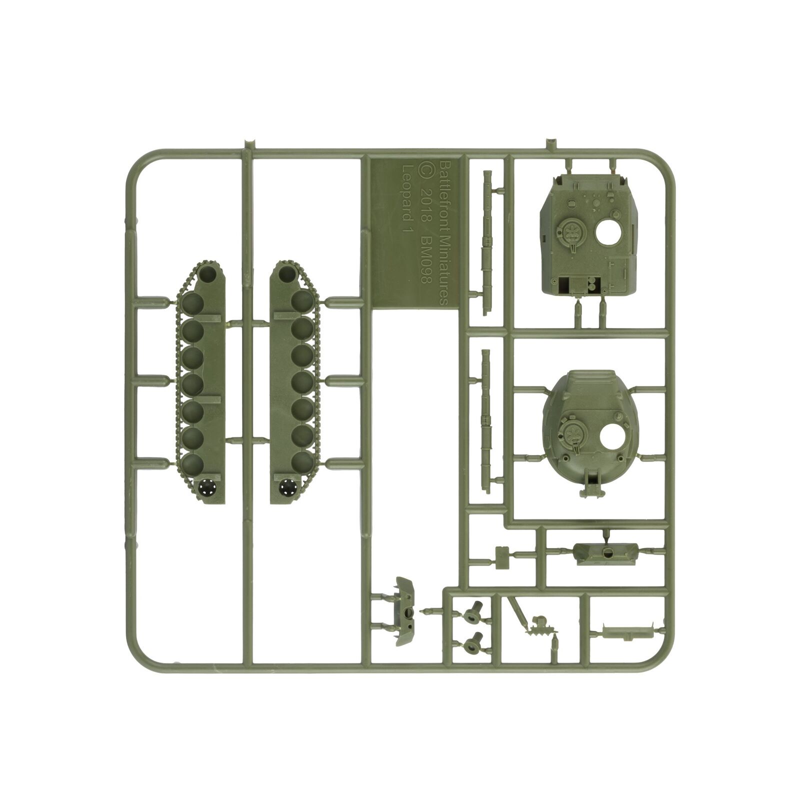 WWIII: West German - Leopard 1 Panzer Zug (x5 Plastic)