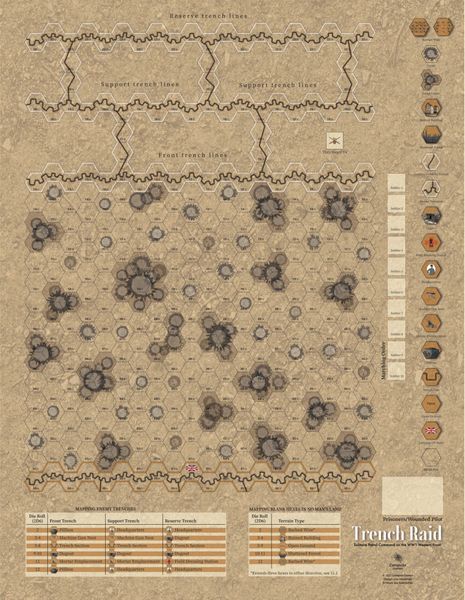 Trench Raid: Solitaire Patrol Command on the WW1 Western Front