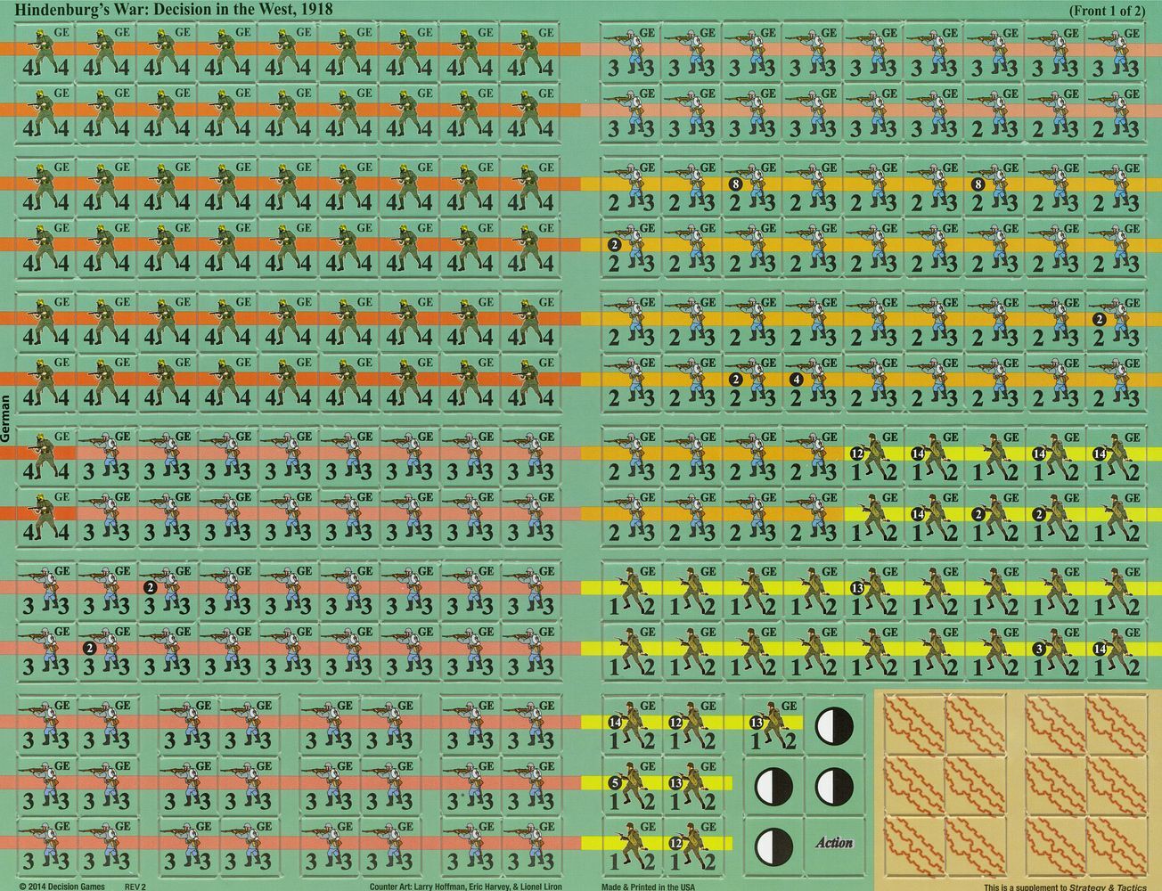 Strategy & Tactics #288: Hindenberg's War - Decision in the Trenches 1918 (Special Edition)