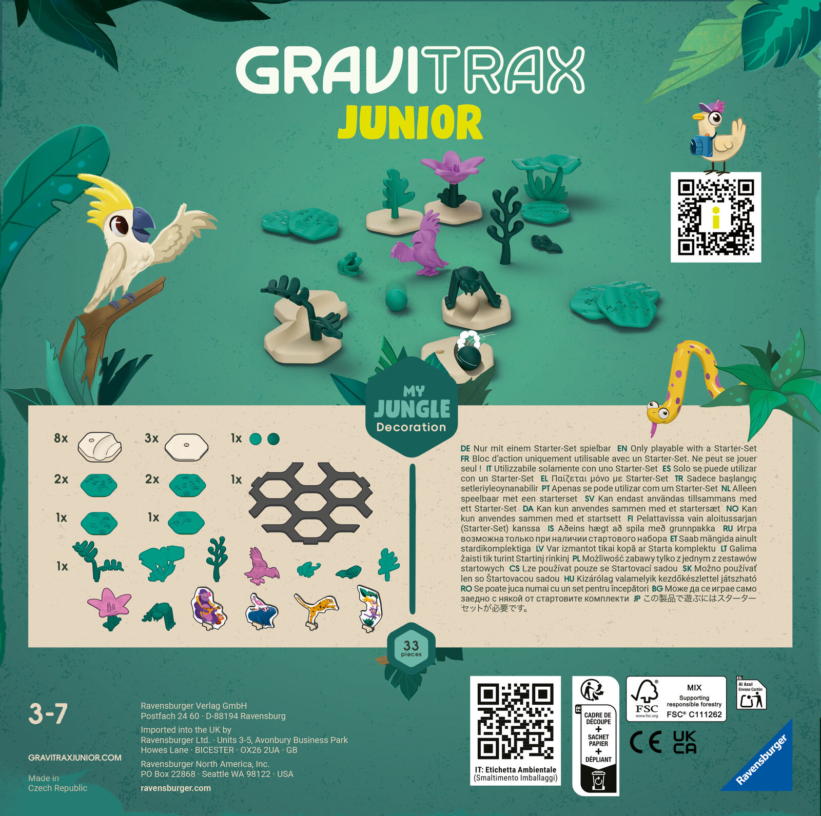 GraviTrax Junior: My Jungle Decoration Extension