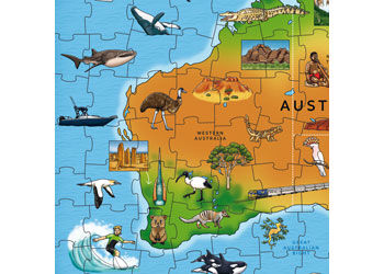 Orchard Jigsaw - Map of Australia & New Zealand