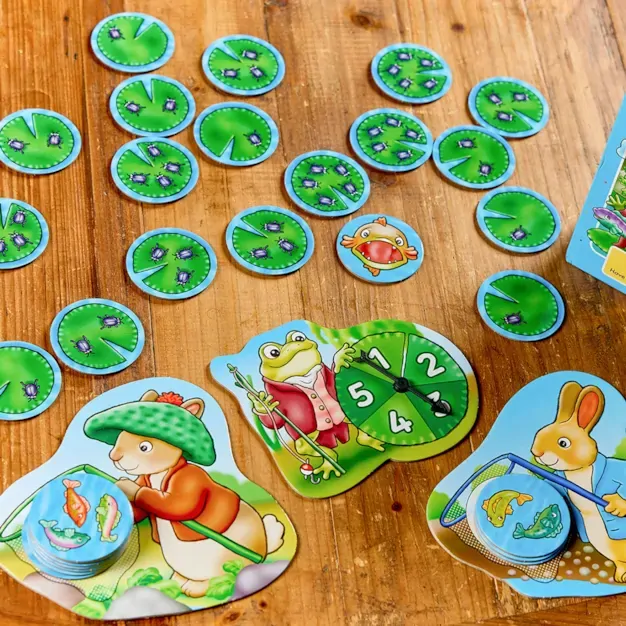 Orchard Toys Peter Rabbit Fish And Count – Gioco Da Tavolo Per Bambini 3+ Per Imparare A Contare, Educativo E Divertente, 2-4 Giocatori