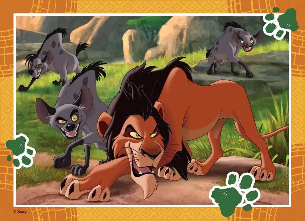 Disney Lion King Bumper Pack Jigsaw Puzzles 4x42pc