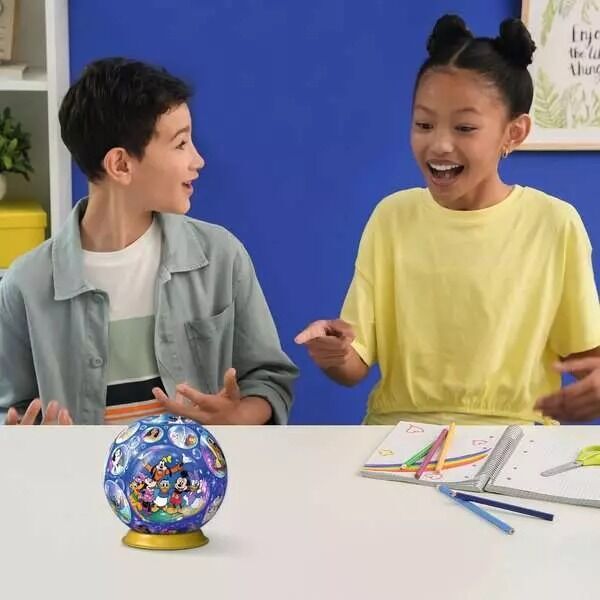 3D Puzzleball Disney Characters Jigsaw Puzzle 72pc