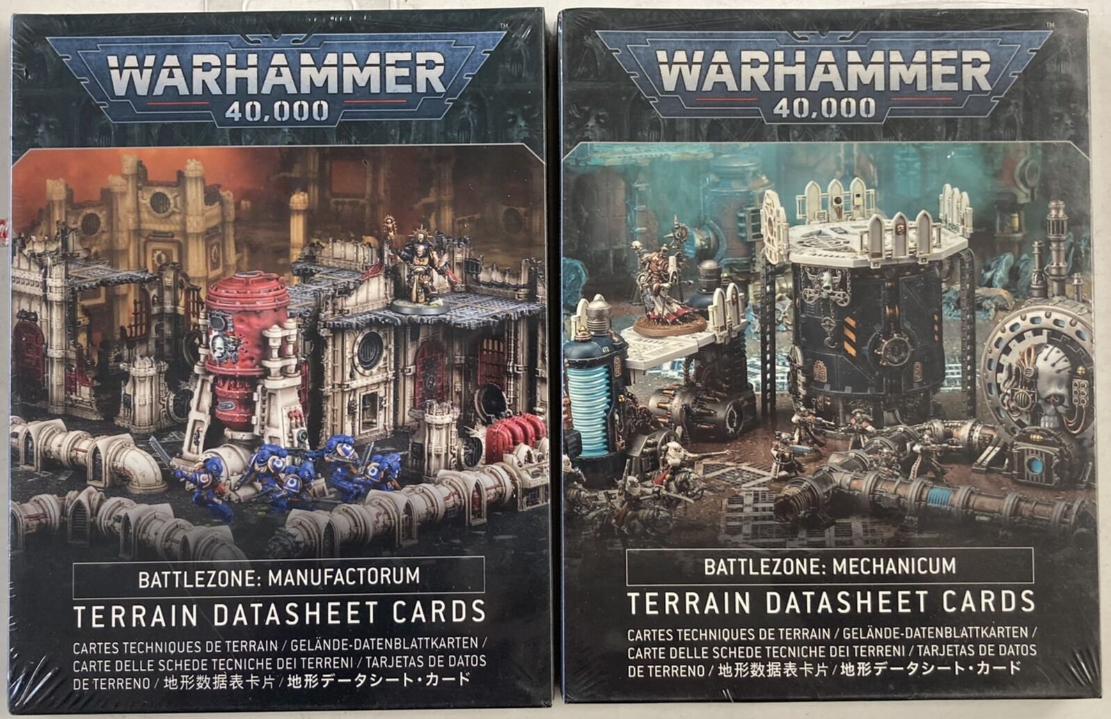 Warhammer 40k Realm of Battle: Sector Imperialis Tiles Set (7) (Second Hand)