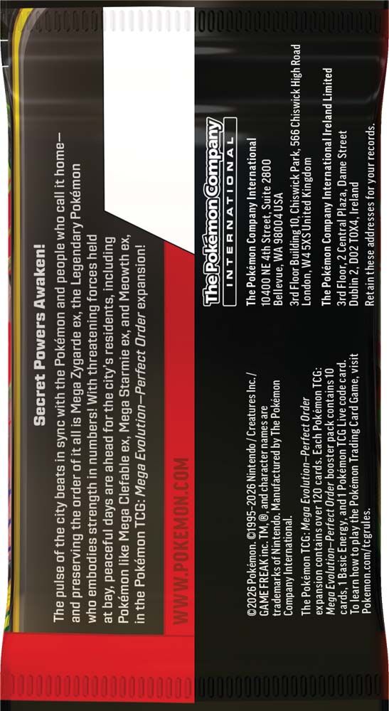 Pokémon TCG: Mega Evolution-Perfect Order Booster (1)