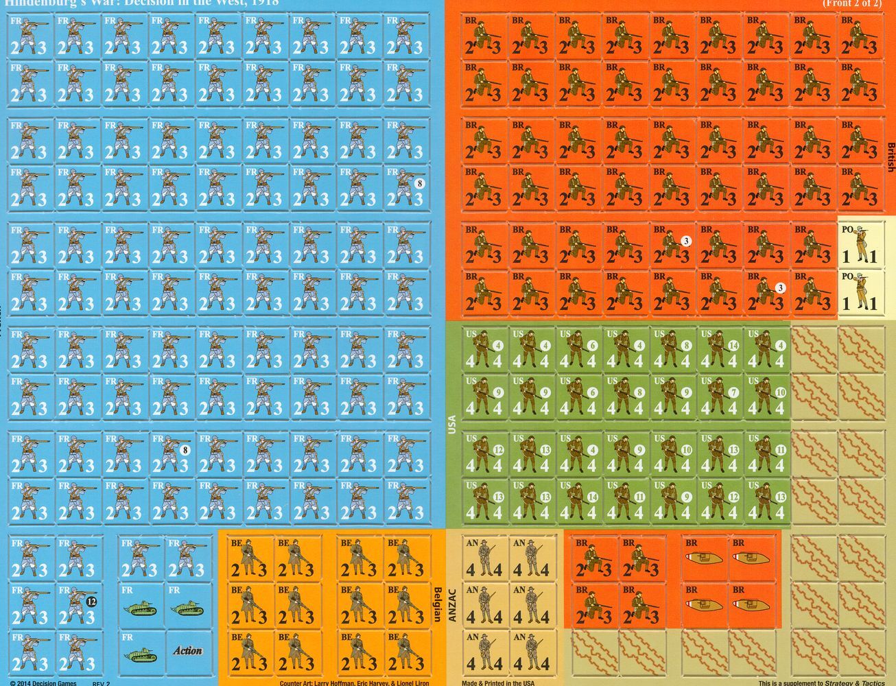 Strategy & Tactics #288: Hindenberg's War - Decision in the Trenches 1918 (Special Edition)