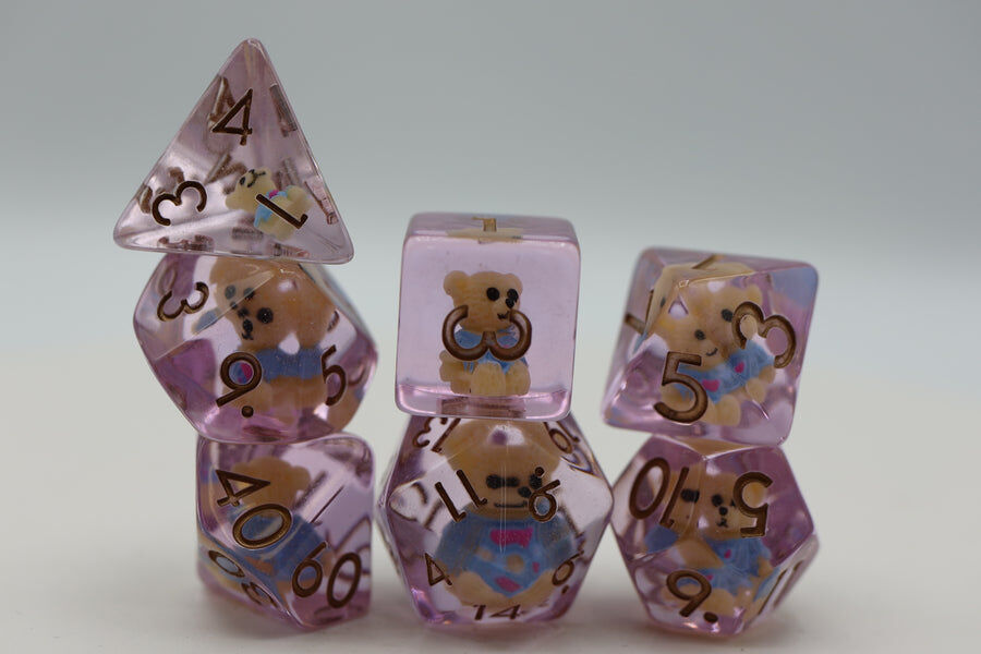 Teddy Bear RPG Dice Set