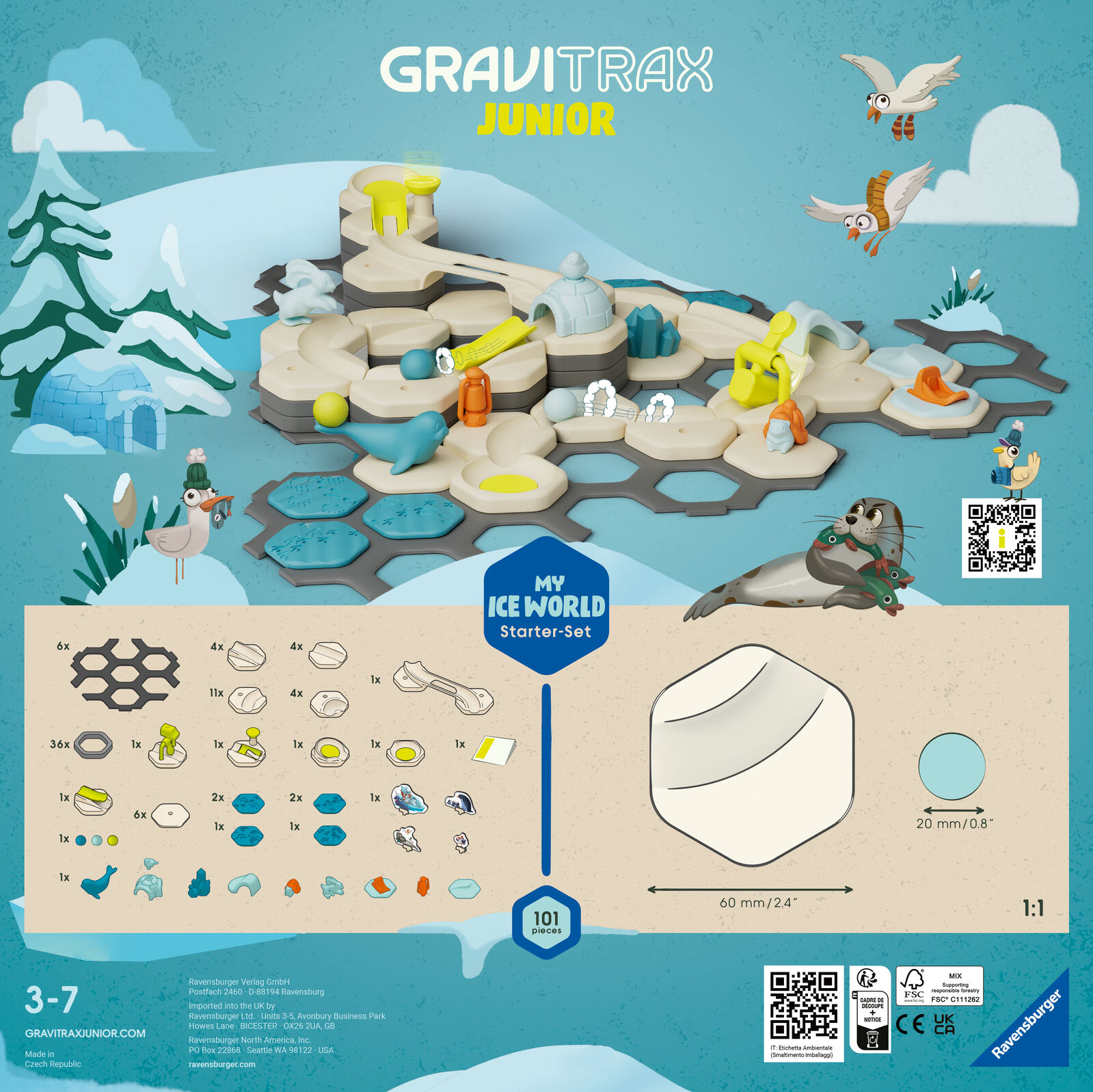 GraviTrax Junior: My Icy World Starter Set