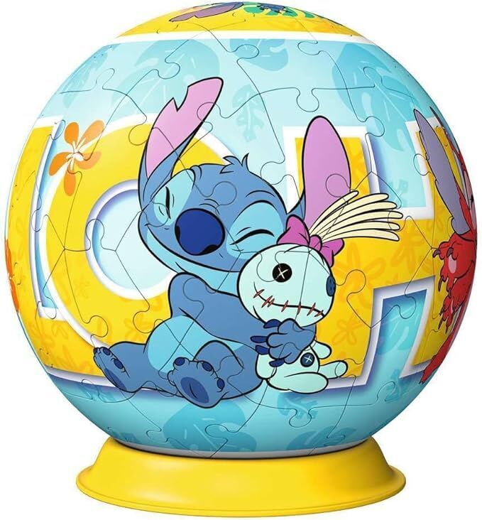 3D Puzzleball Stitch Jigsaw Puzzle 72pc