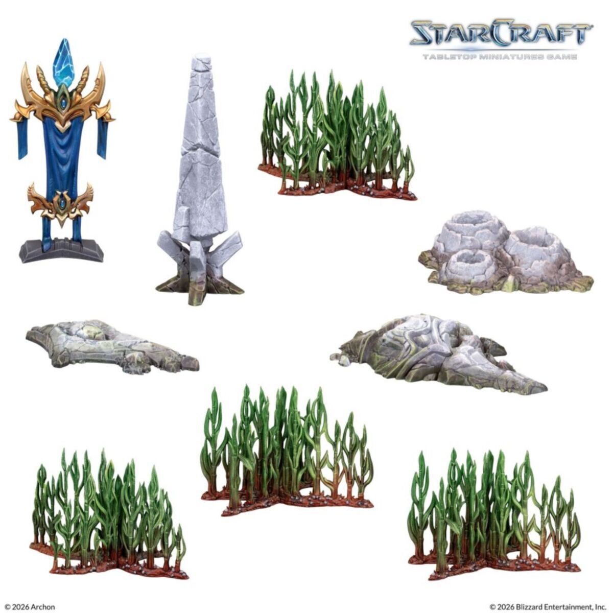 Starcraft Tabletop Miniatures Game: Lost Temple - Terrain Expansion Set