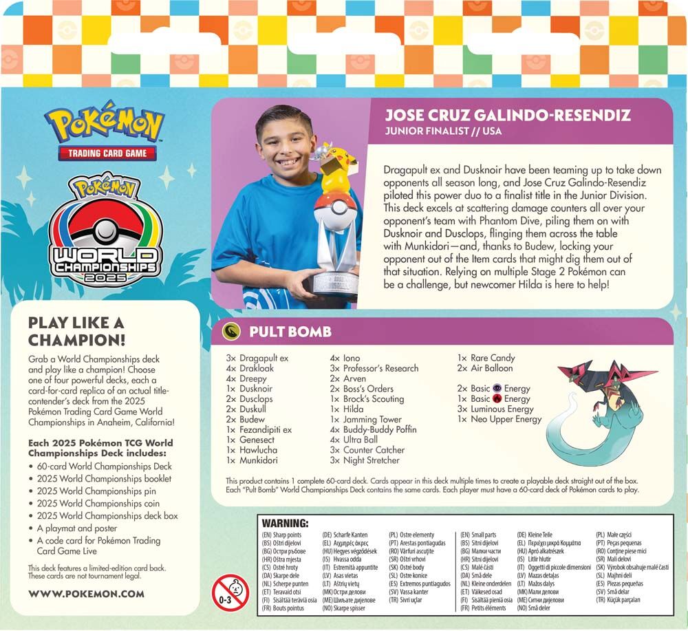 Pokemon TCG 2025 World Championships Deck