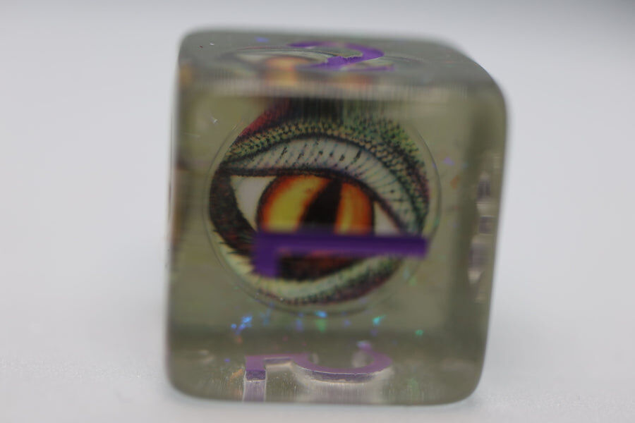 Venom Dragon Eye RPG Dice Set