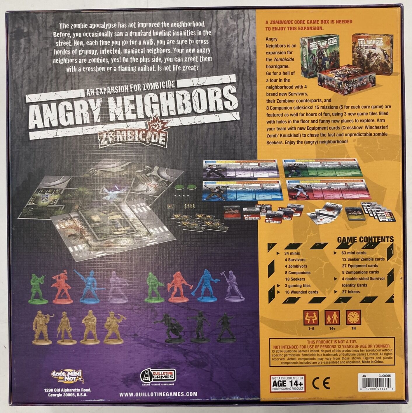 Zombicide Expansions & Kickstarter Bundle (Second Hand)