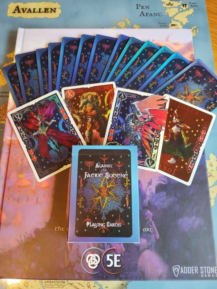 Legends of Avallen: Against the Faerie Queene Playing Cards