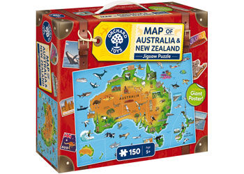 Orchard Jigsaw - Map of Australia & New Zealand