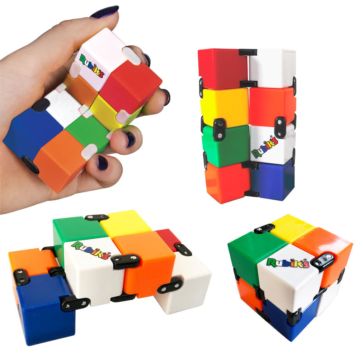 Rubiks Gift Set (Includes Squishy Cube, Infinity Cube and Spin Cublet)