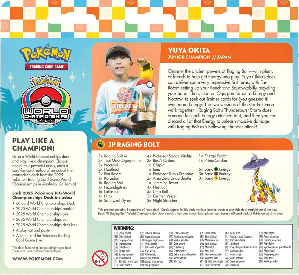 Pokemon TCG 2025 World Championships Deck