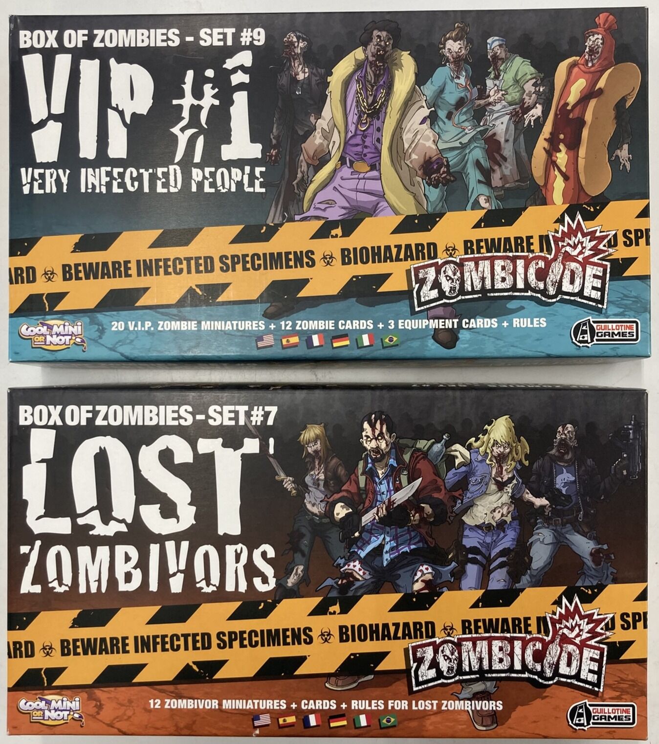 Zombicide Expansions & Kickstarter Bundle (Second Hand)
