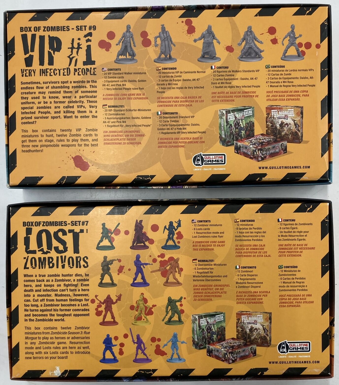 Zombicide Expansions & Kickstarter Bundle (Second Hand)