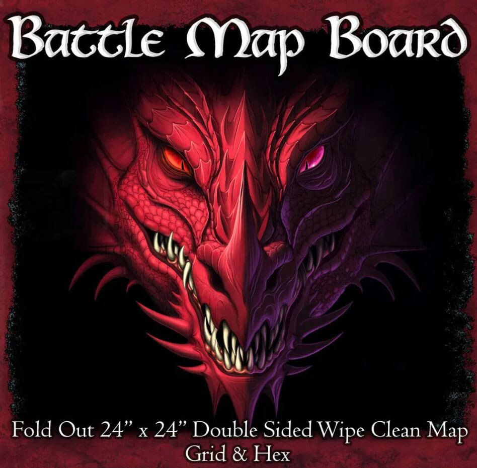 Battle Map Board: Grid and Hex