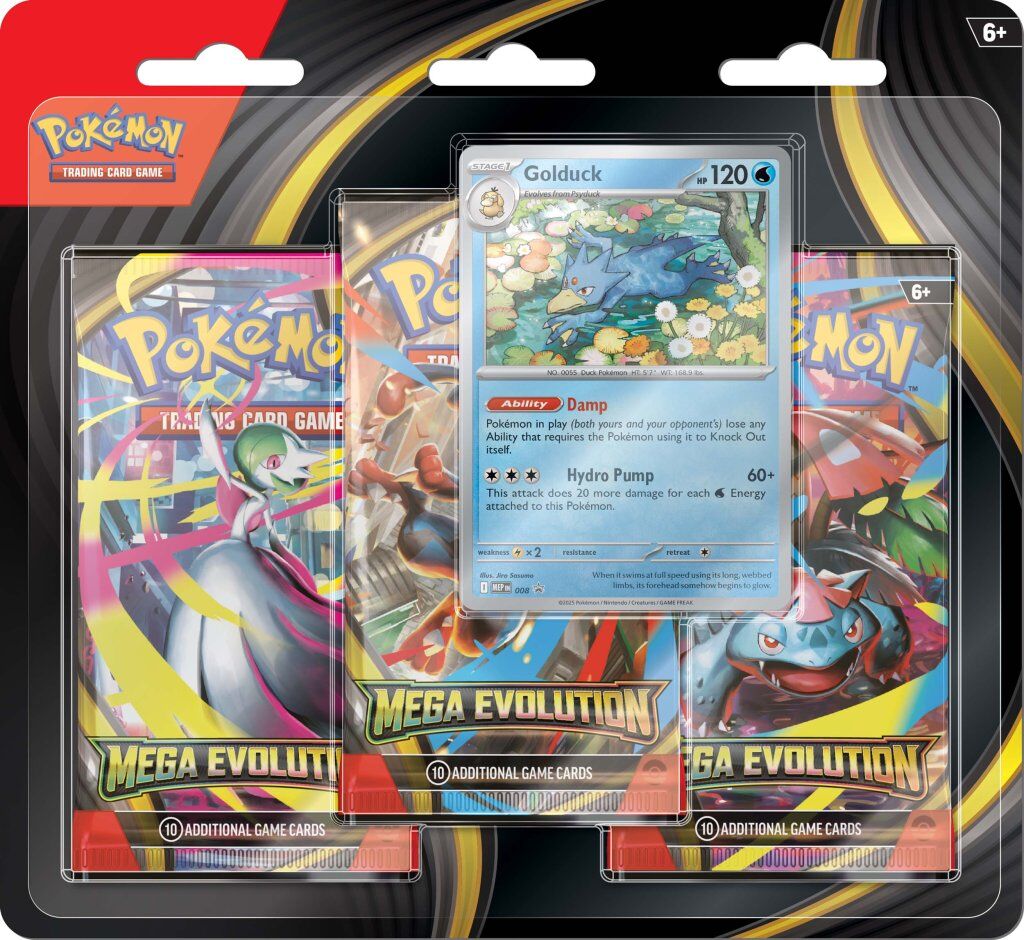 Pokémon TCG: Mega Evolution Three Booster Blister (1)