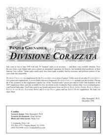 Panzer Grenadier: Divisione Corazzata Scenario Supplement