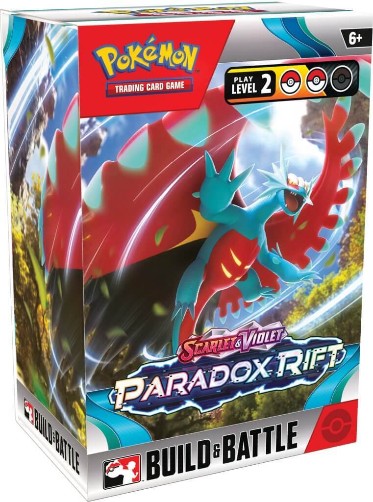 Pokémon TCG: Scarlet & Violet 4 Paradox Rift Build & Battle Box