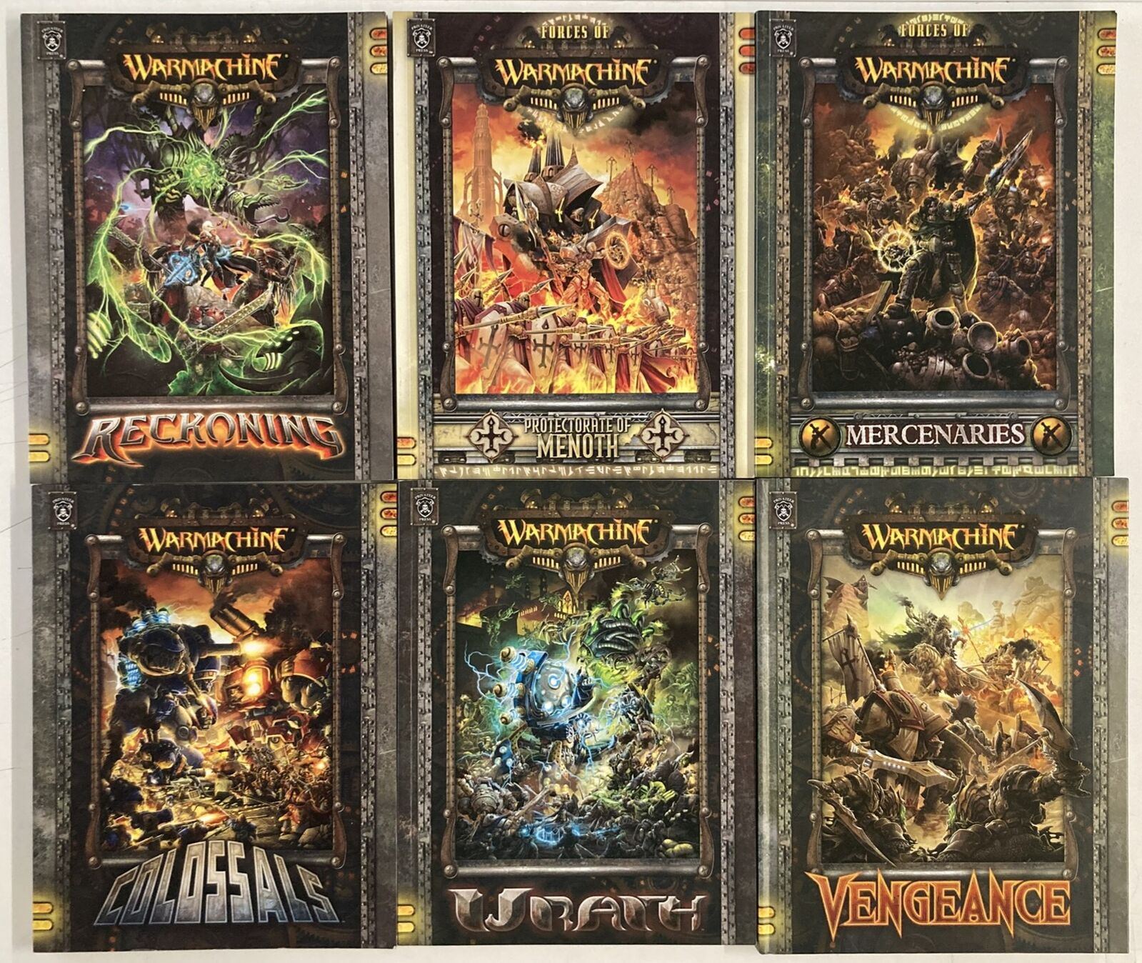 Bundle of Warmachine and Hordes 2nd Edition Books (Second Hand)