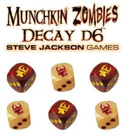 Munchkin Zombies Decay d6