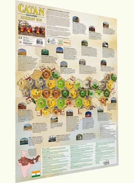 Catan Geographies: Rickshaw Run Map