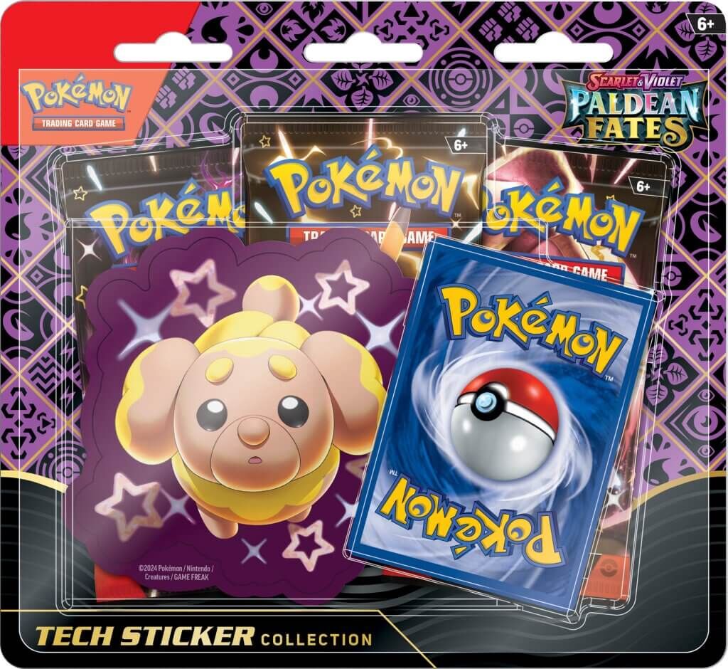 POKÉMON TCG Scarlet & Violet 4.5 Paldean Fates Tech Sticker Blister (1)