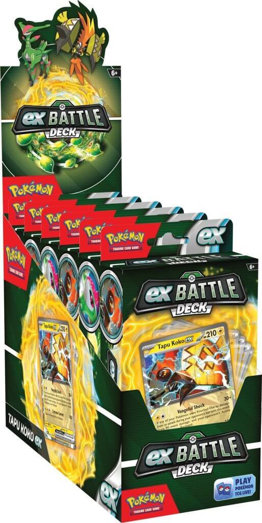 POKÉMON TCG: Tapu Koko ex/Iron Leaves ex Battle Deck
