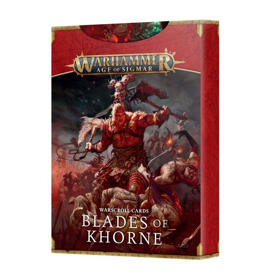 83-81 Warscroll Cards: Blades Of Khorne [OLD EDITION]