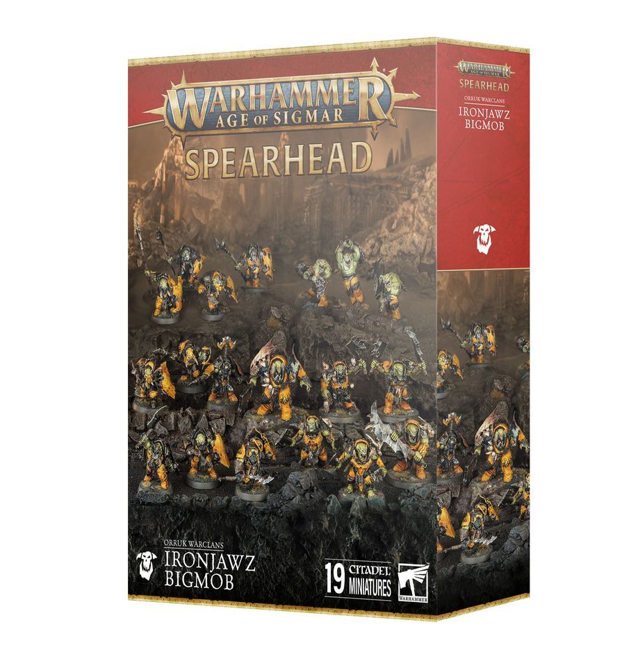 70-23 Spearhead: Orruk Warclans - Ironjawz Bigmob