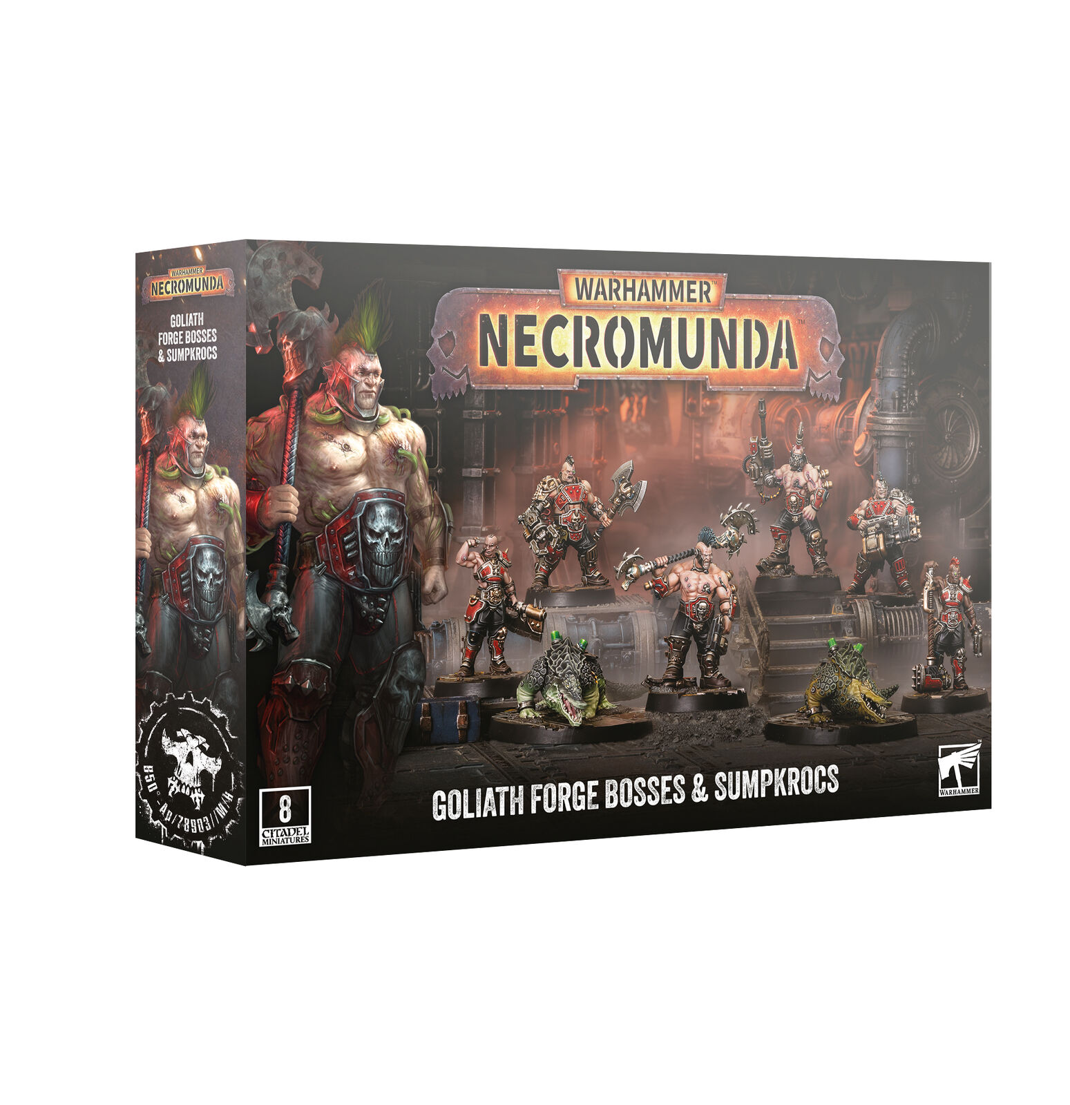 301-76 Necromunda: Goliath - Forge Bosses & Sumpkrocs