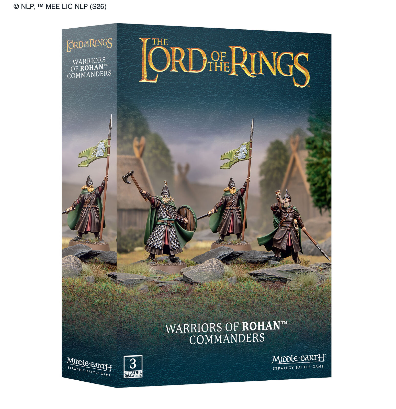 30-105 Middle Earth Strategy Battle Game: Warriors Of Rohan Commanders